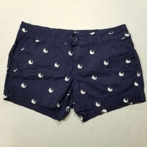 Fsr shorts size 11 juniors embroidered whale